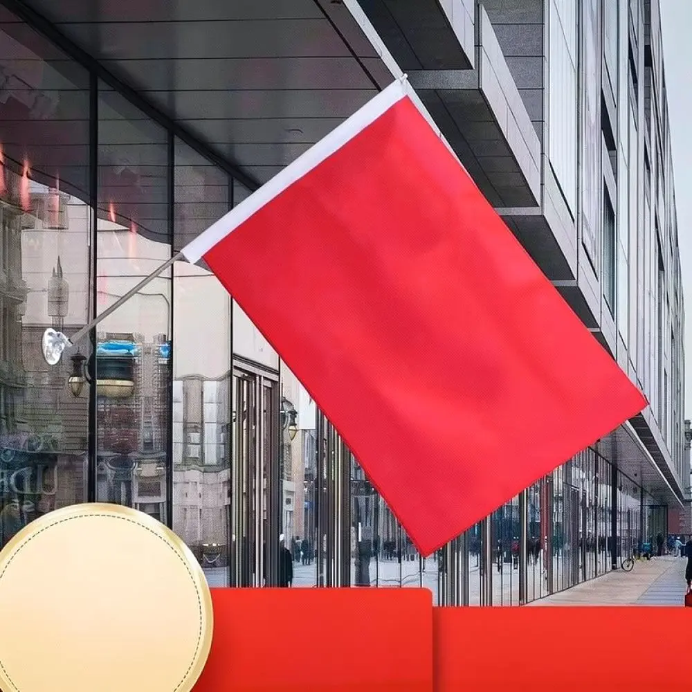 Flexible Suction Cup Flag Pole Adjustable Retractable Stand For Retail Store Doorway Ornament Outdoor Garden Hardware