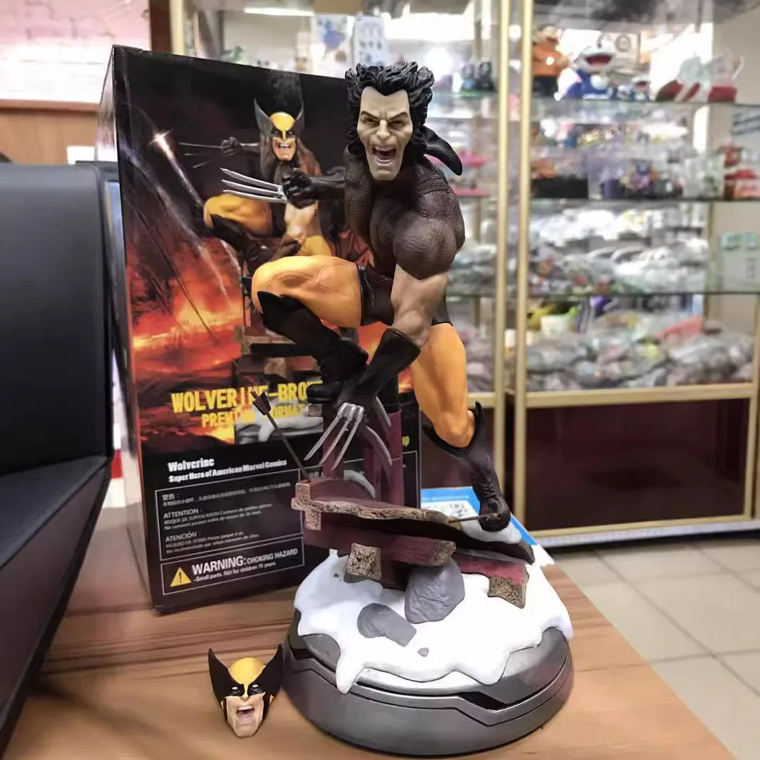 24CM X-men Deadpool Wolverine Logan Statua PVC Figura da collezione Modello giocattolo regalo