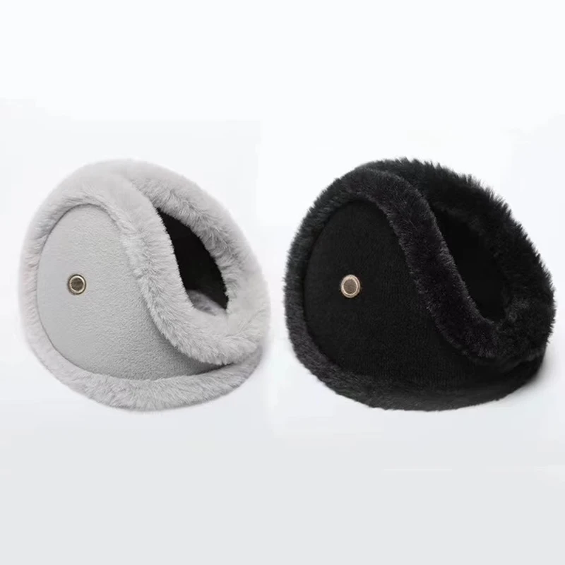 Quente engrossar veludo earmuffs inverno ao ar livre ciclismo velo das mulheres dos homens protetor de orelha de pelúcia macio muffs máscara com fone de ouvido