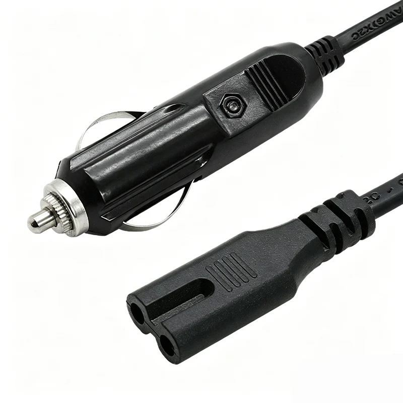 12V 24V Car Truck Plug Wire Used for Electric Lunch Box Replacement Cable 80CM 2 Pin Cigarette Lighter Power Adapter