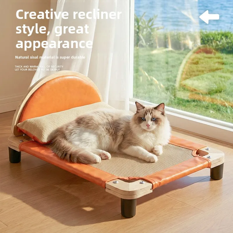 

Mesh breathable cat hammock lounge chair, four season cat sofa, cradle bed, wear-resistant cat bed