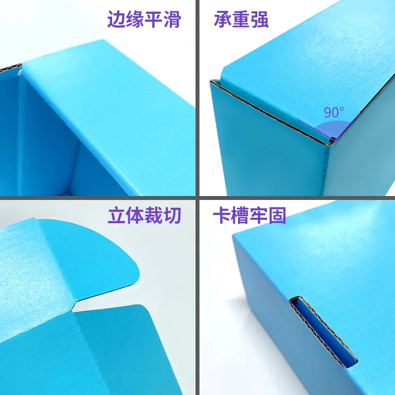Custom Colorful Airplane Boxes White Double-Sided Color Printing Black Courier Packing Boxes Pink Square In-Stock Packaging Pape