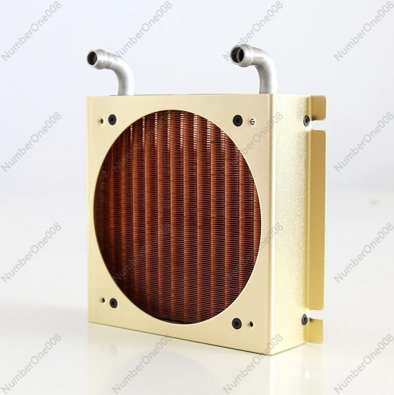 Beauty Medical Hydrogen Production Food Grade Condenser Bentai Tiangong 120 Stainless Steel Water Cooling Red Copper Radiator