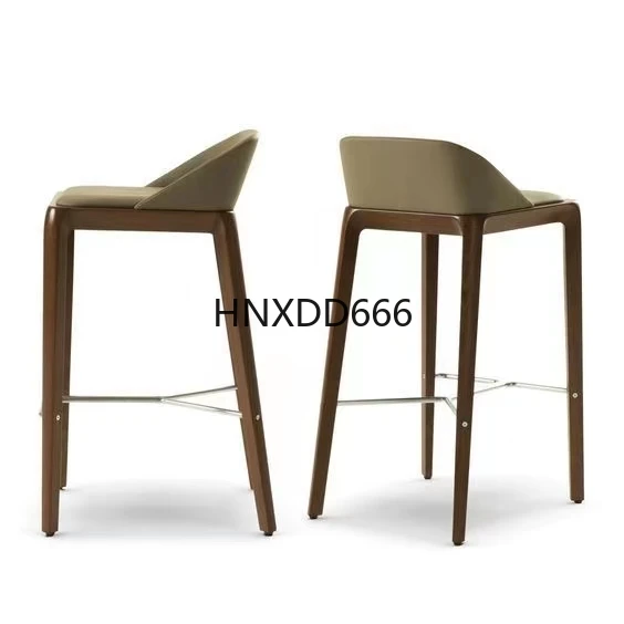 Moderner, minimalistischer Barstuhl, hoher Hocker, Inselstuhl