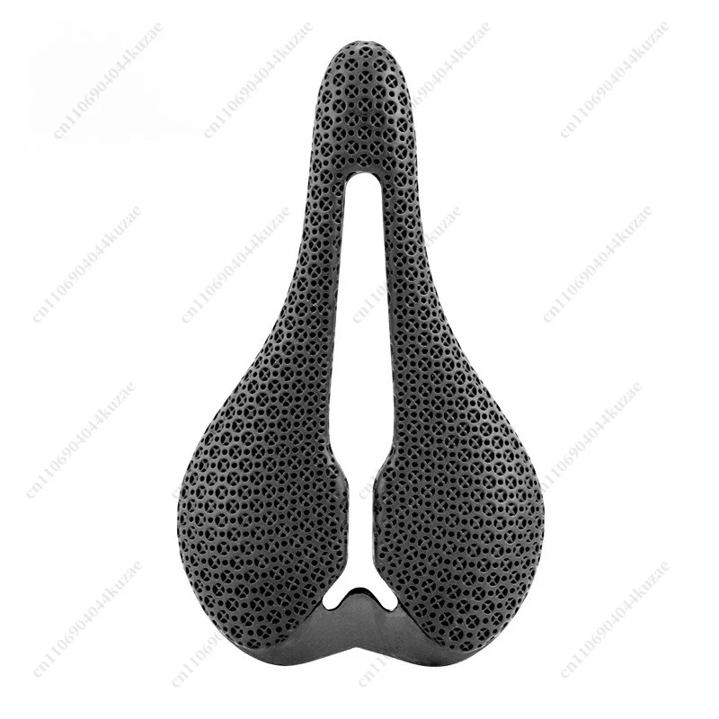 3D‑Printed Nylon Bicycle Saddle, Hollow Breathable High‑Strength Short‑Nose Seat for Road and Mountain Bike