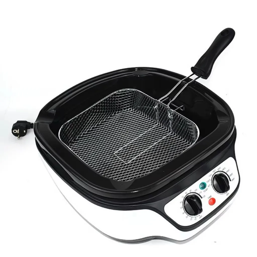 Deep Air Cooker Fryer Zogift คุณภาพสูงดิจิตอลหม้อ High-power 1500w ปรับอุณหภูมิควบคุมทําความสะอาดง่ายสําหรับครอบครัว