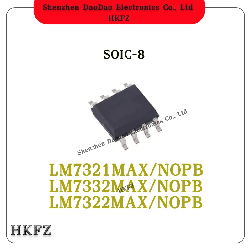 

5Pcs LM7321MAX/NOPB LM7321MA LM7322MA LM7332MA LM7321 LM7322 LM7332 NOPB SOIC-8 operational amplifier chip IC new original