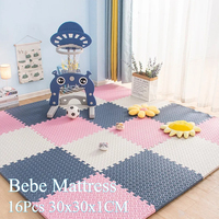 NEW 16Pcs 30x30x1CM Baby Puzzle Interlocking Exercise Mat EVA Foam Baby Blanket Four Seasons Kids Carpet Play Mat for Children