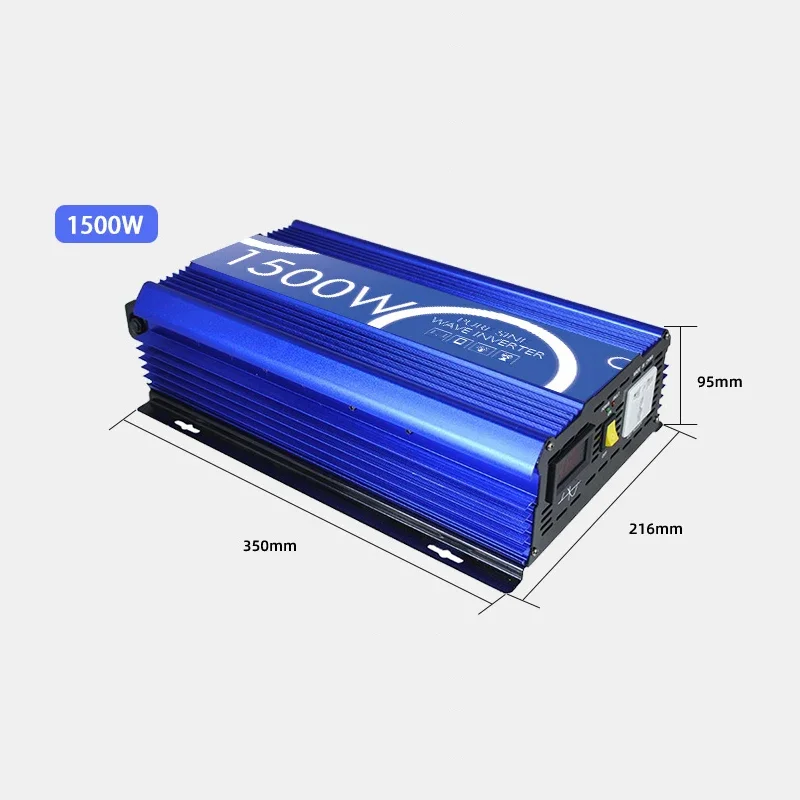 YINGFA 1.5KW Capacity UK DE EU Standard Plugs 12V 24V to 220V 1500W Pure Sine Wave Portable Power Inverter With USB