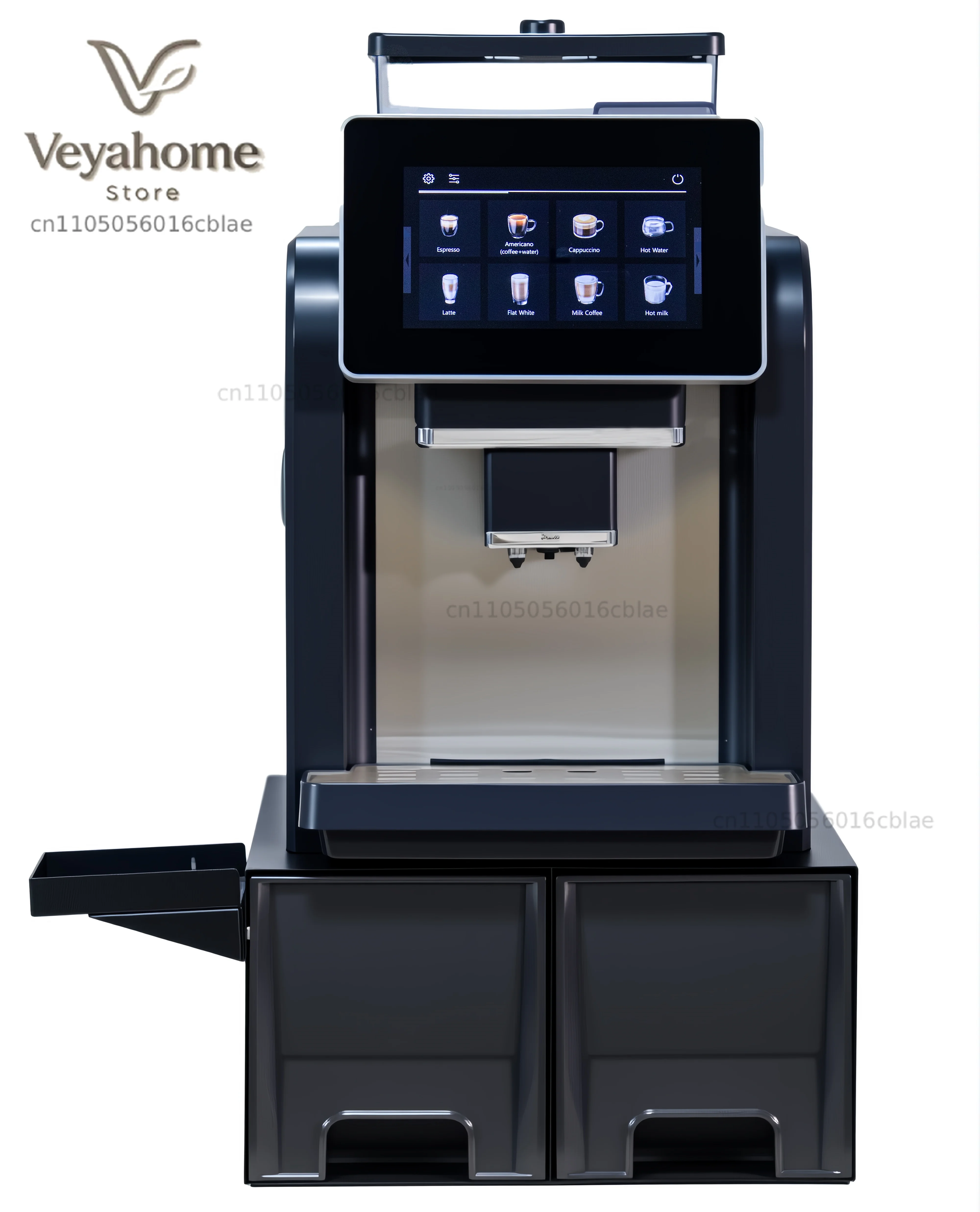 CE Electric Commercial Coffee Machine 19 Bar Espresso Machine Fully-Automatic Espresso Maker With Bean Grinder and Milk Frother - view 3