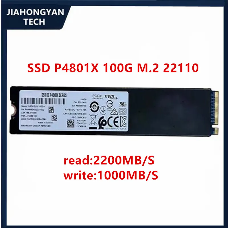 

Original new For Intel SSD P4801X 100G M.2 PCIE NVME 22110