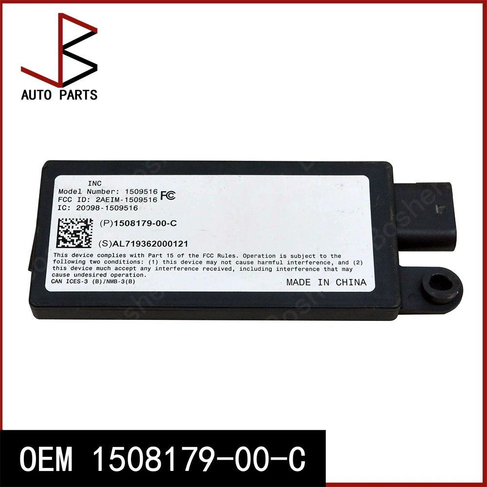 

Rear Bluetooth Low Energy Module Antenna Assembly OEM 1508179-00-C AL719362000121 1509516 for Tesla Model Y 2020-2024