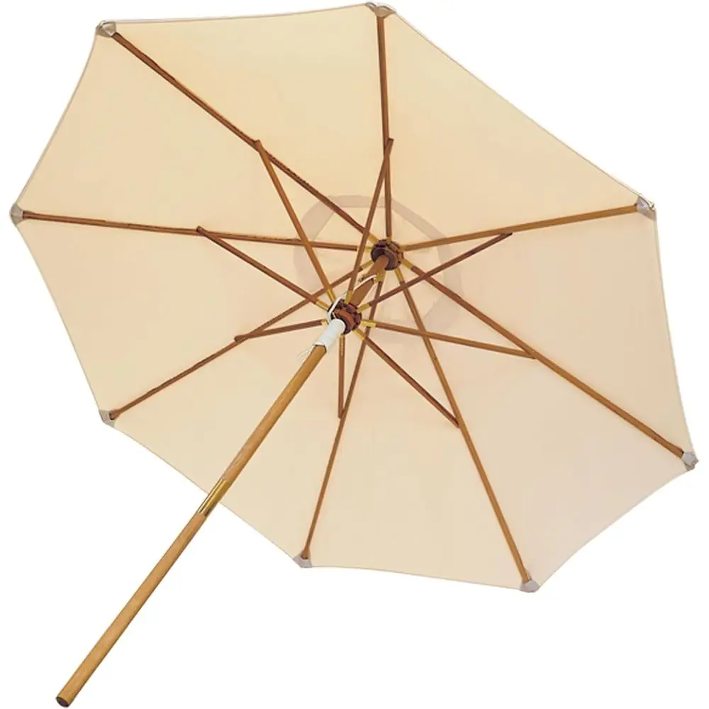 

Deluxe 10-Foot White Outdoor Umbrella