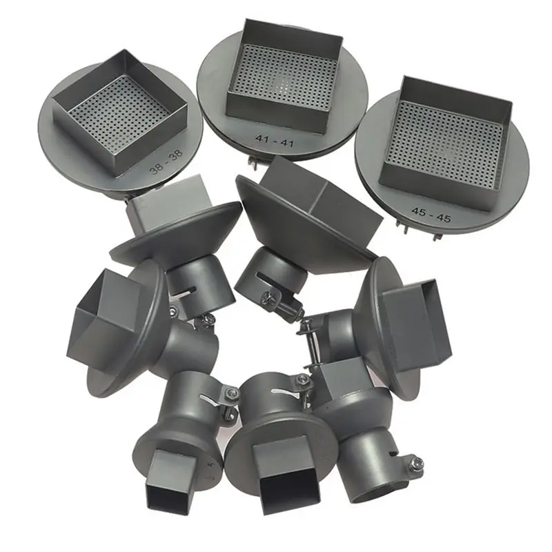 PORK-1Pcs BGA Nozzle SMD Welding Nozzle 850 Hot Air Welding Station Nozzles,Universal BGA Nozzle Welding Accessories