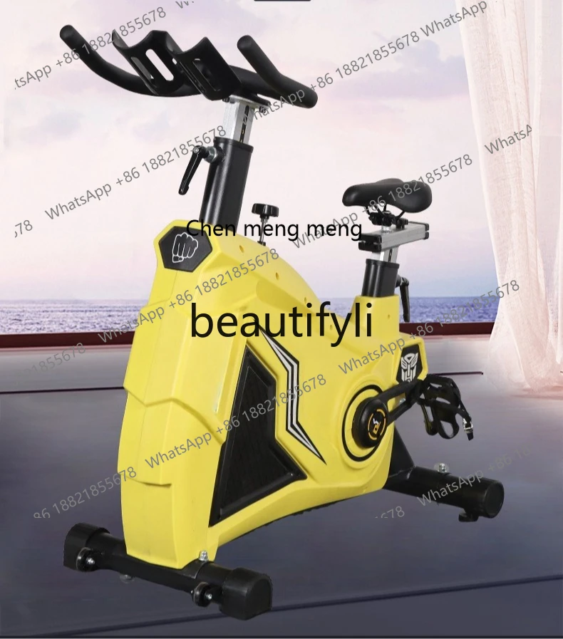 

x Gym uses spinning bicycles to reduce fat and shape fitness, and adjust the resistance of spinning bicycles