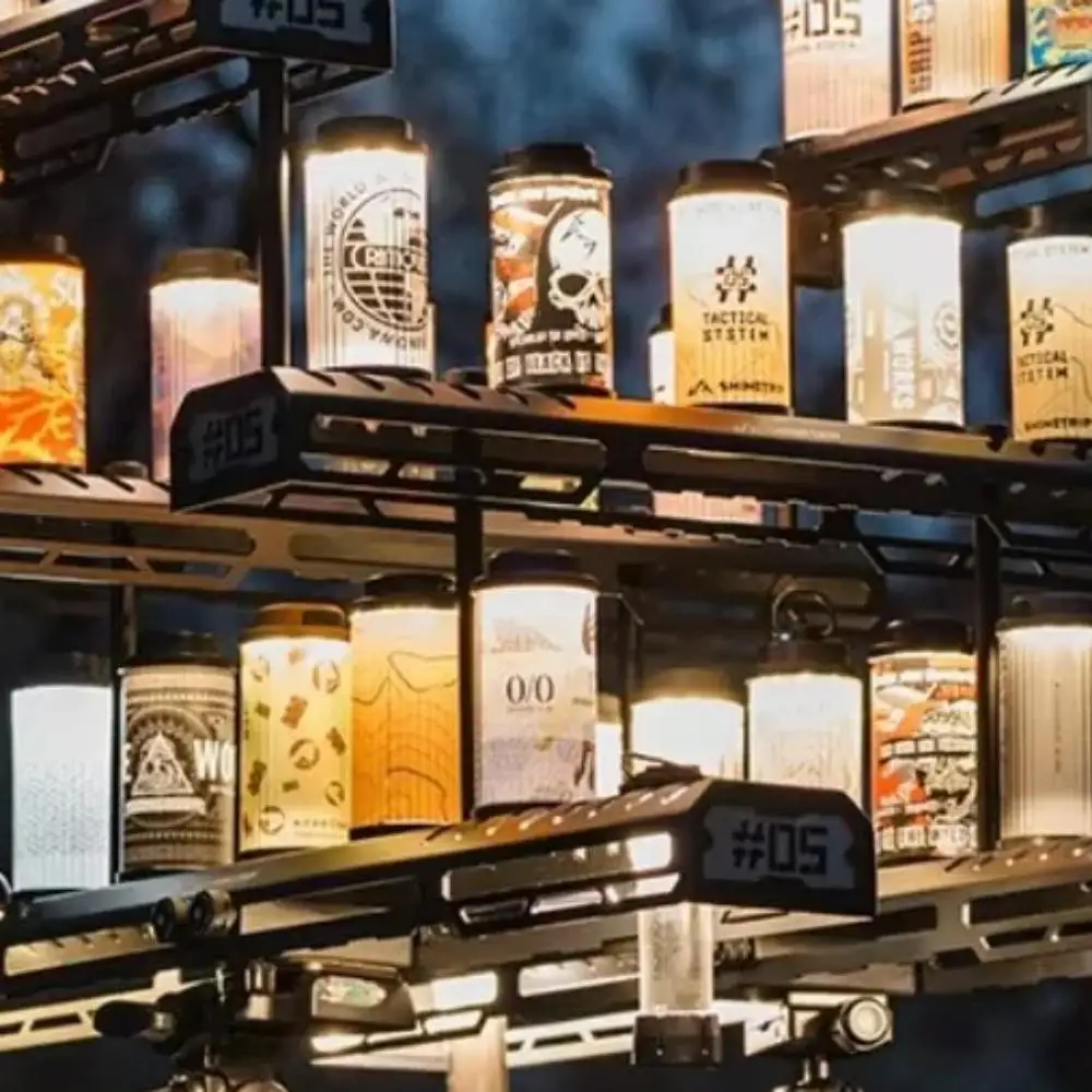 

38-подставка для моста Starlight, многофункциональная подставка для светильника GZ, настольная подставка для кемпинга, подставка для светильника из алюминиевого сплава