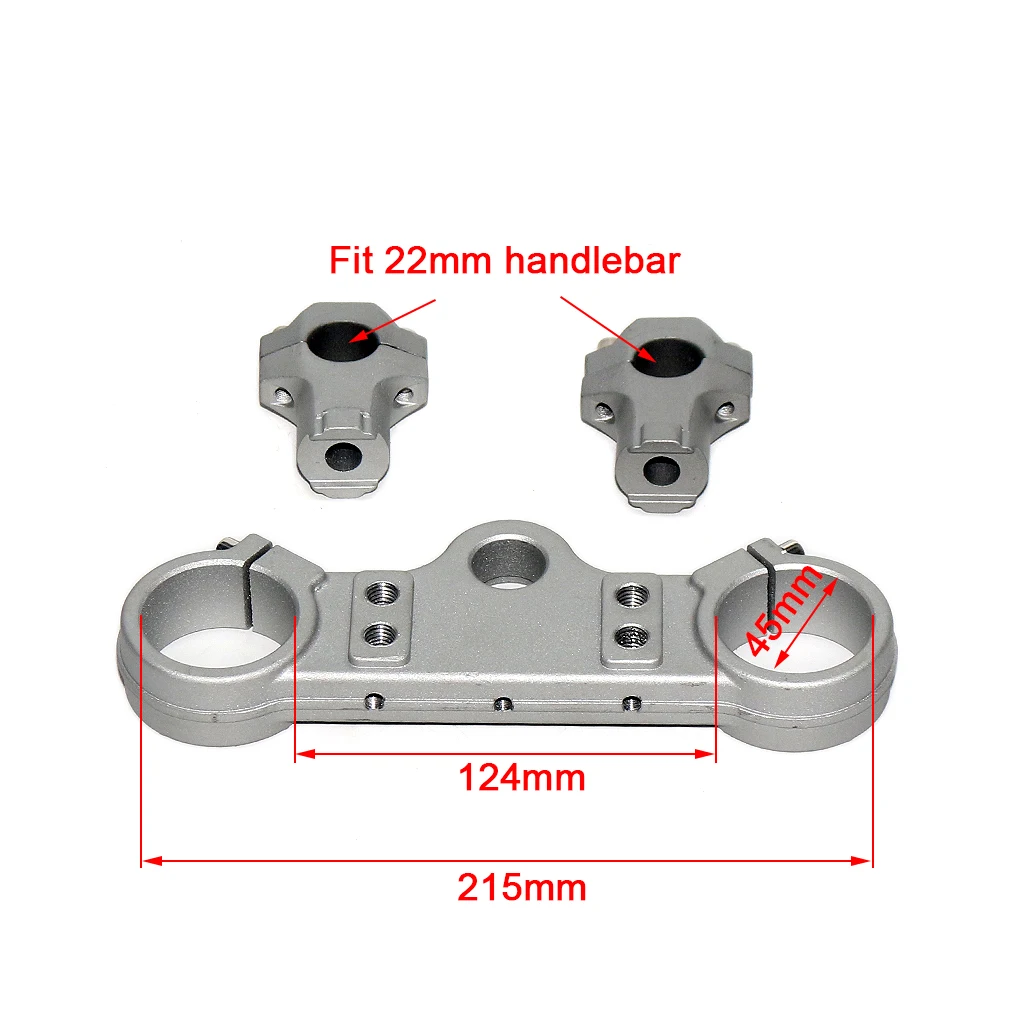 Motorcycle 45/48mm Triple Tree Front Steering Assembly With Bearing For 110cc 125cc Pit Dirt Bike Motor Bike Chinese Motor Bike view 4