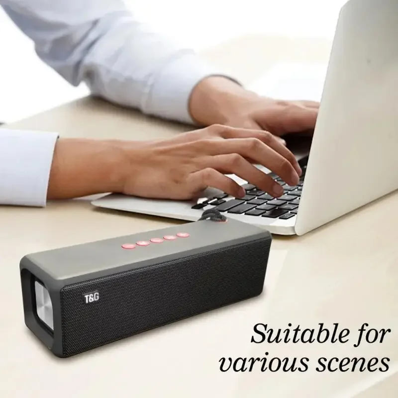 Tg271-ポータブルBluetoothスピーカー,ワイヤレススピーカー,防水,屋外,ベースコラム,サウンドボックス,USB, TFカード,FM, 2400mAh