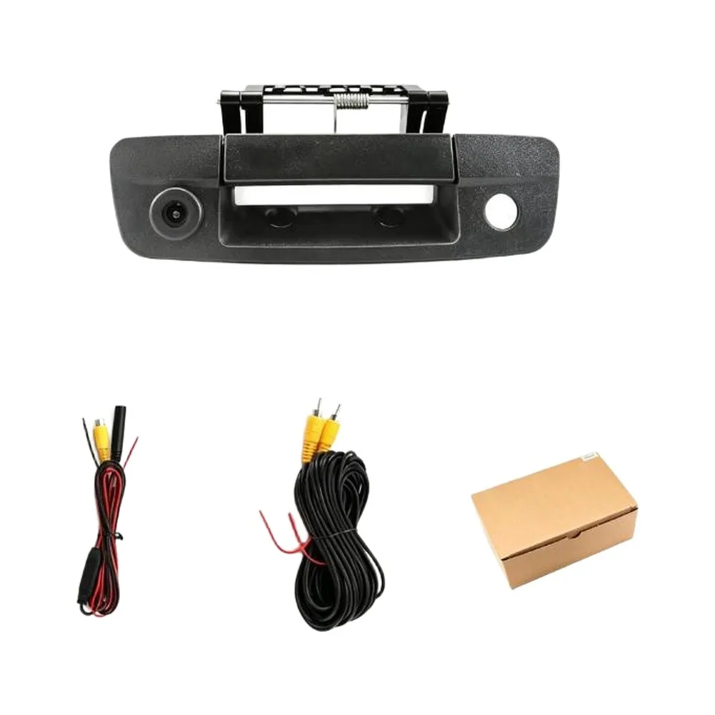 Black Tailgate Handle Camera High-strength ABS Material Direct Replacement Part Easy Installation Design For Ram Pickup Trucks