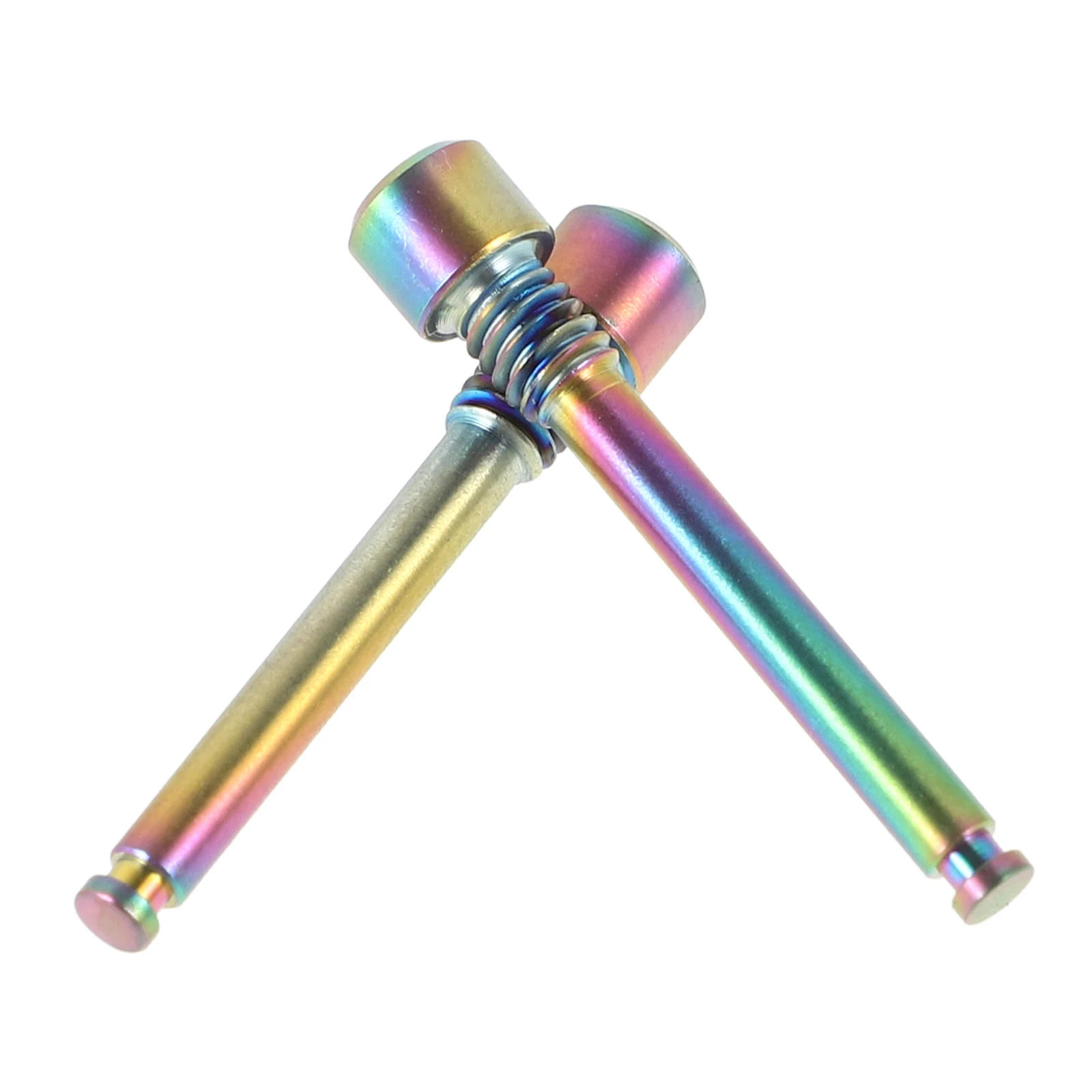 

2pcs Bike Brake Bolts Titanium Oil Thread Screws Lightweight Caliper Fixing For Mountain Sturdy Compatible Disc Systems