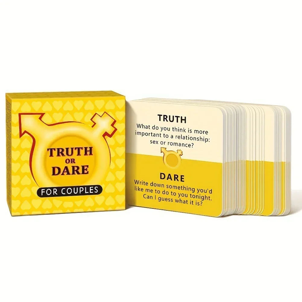 Truth Or Dare Card Romantic Game,for Couples Lovers Board Game Drunk Couples Drinking Game Card Christmas Thanksgiving Gift