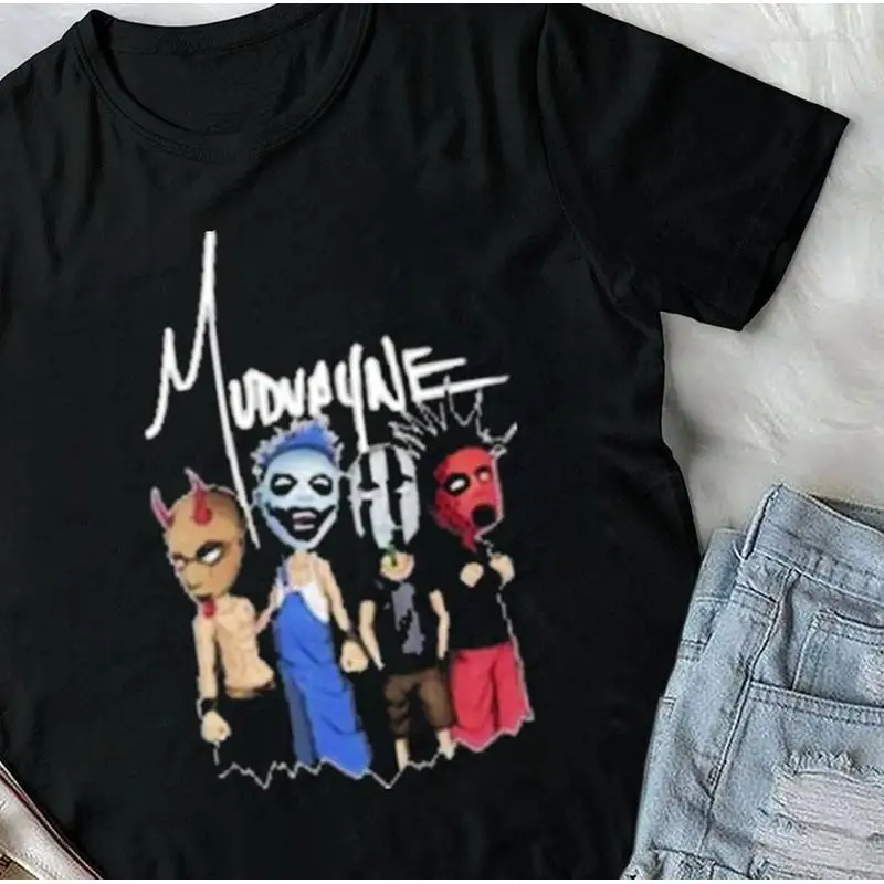 Mudvayne Caricature T Shirt Black Short Sleeve All Sizes S To 5Xl