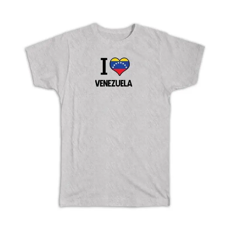 

Футболка I Love Venezuela Flag Heart Country Crest Venezuelan Expat