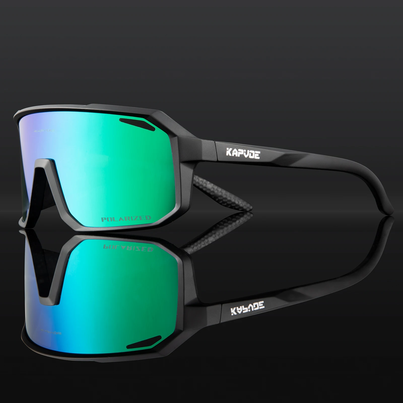 Kapvoe Radfahren Gläser Männer Radfahren Sonnenbrillen MTB UV400 Polarisierte Integrierte Myopie Rahmen Fahrrad Brille Outdoor Sport Brillen 3