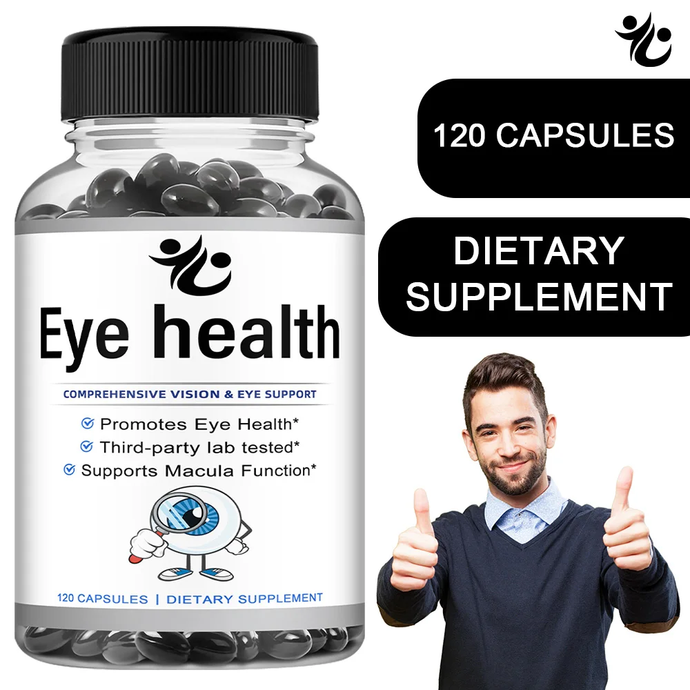 

Eye Health Capsules with Lutein, Zeaxanthin & Vitamin A E, Support Macula Protection, Blue Light Defense, Relieve Eye Fatigue