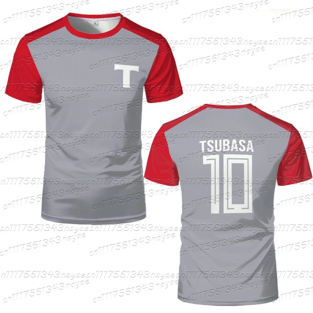 Popular Anime South Kirk Captain Tsubasa T-shirt ATOM LENDERS Role-playing Jersey Men's And Women's Quick-drying Kids Top