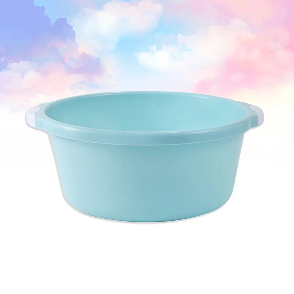 

2pcs Plastic Wash Home Bathroom Foot Basin Household Simple Basin Medium Size Pink Durable Anti- Multifunctional