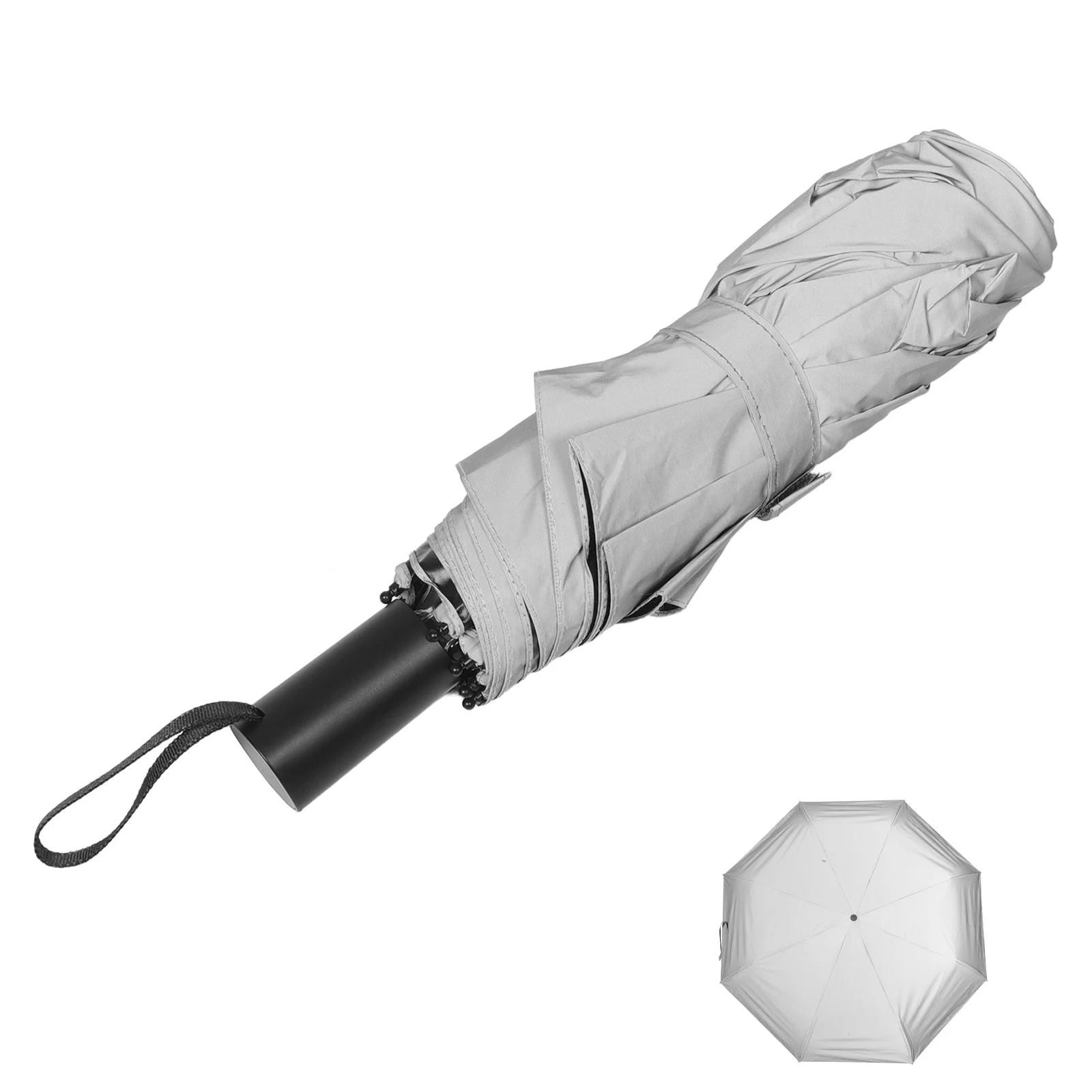 Uv Umbrella Water-Activated Color Changing Reflective Design Night Safety Travel Compact Foldable Umbrella Lightweight Portable