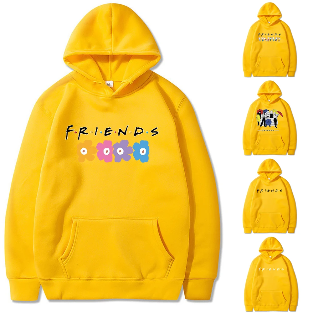 Pullover Sweatshirt Men/Women Autumn Casual Loose Hoodies Printed Clothing Fashion Couples Matching Long Sleeve Tops Streetwear
