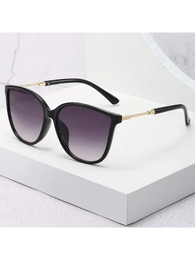 Vintage Cat-Eye Sonnenbrille für Damen, Markendesigner Retro-Spiegelbrille, Modische Fahrerbrille, Oculos De Sol