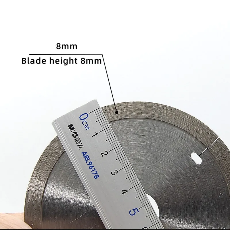 Lame de scie diamantée de 4 ou 5 pouces, coupe sèche et humide, meuleuse d'angle de brasage en métal, disque de coupe, outil de roue pour mur de carrelage en pierre