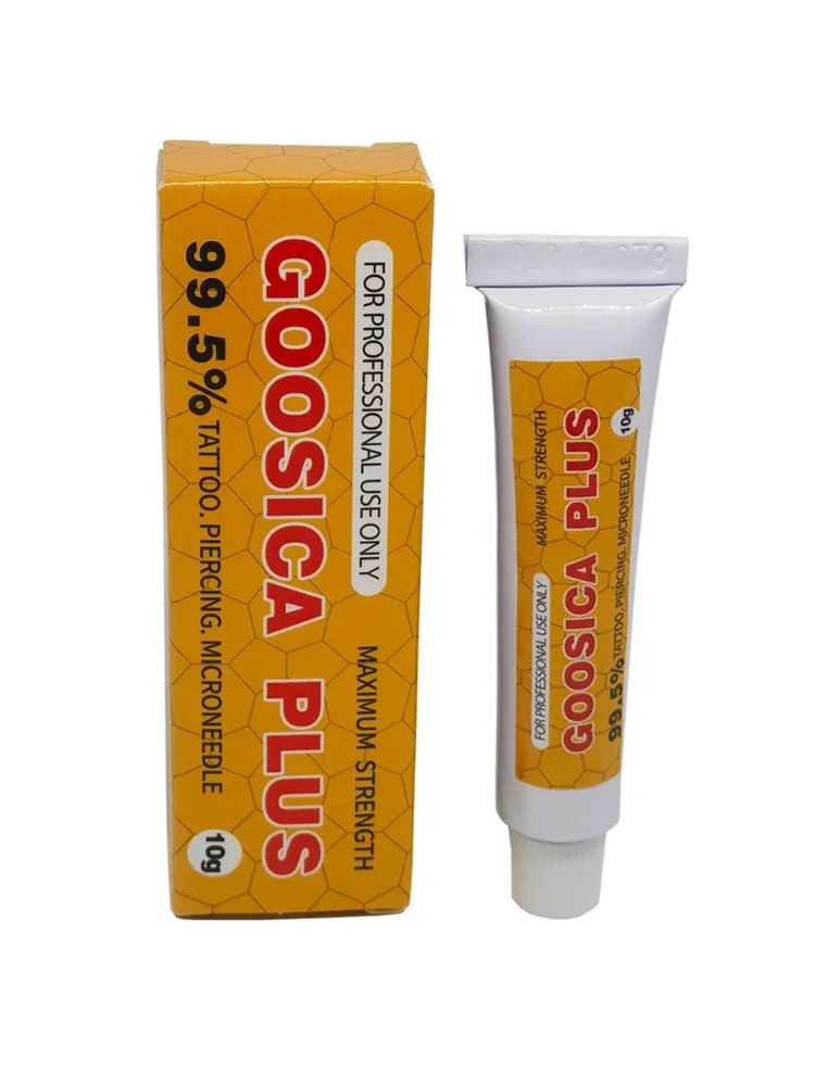 Goosica plus crème de tatouage avant le maquillage Permanent, Microblading, Piercing, beauté du corps, sourcils, lèvres, Liner, 99.5%, 10g
