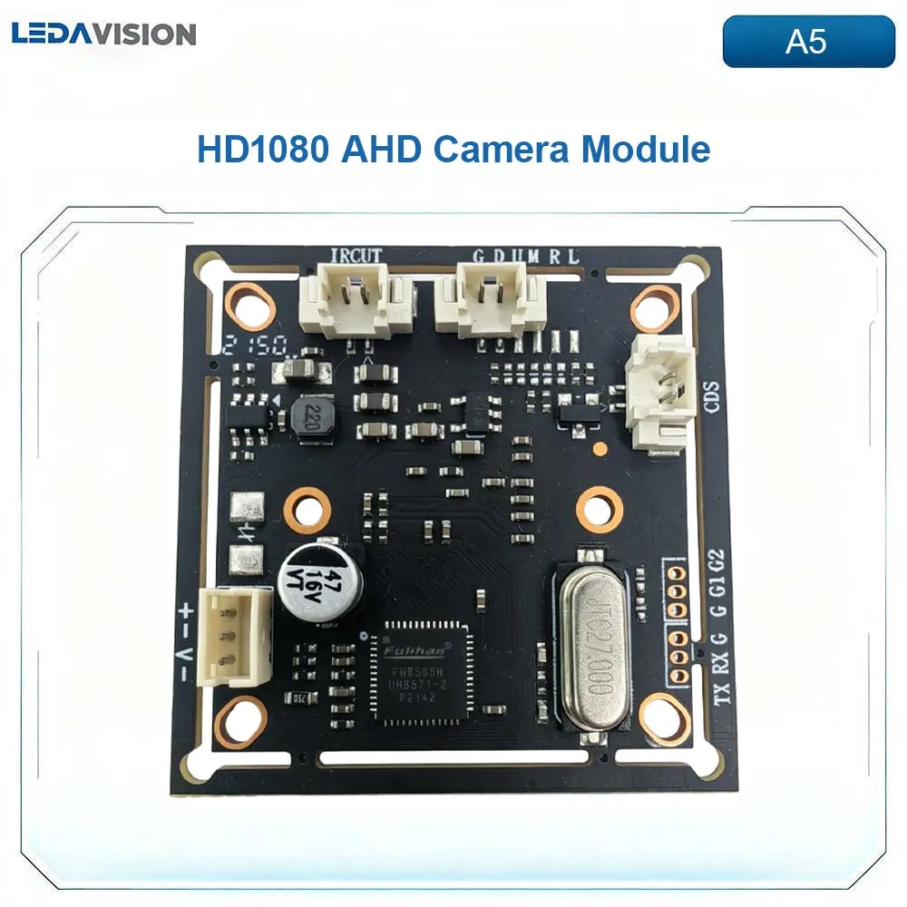 HD1080P-A5 FH8536H 2MP 4 IN 1 AHD CVI TVI CVBS Analog Camera Module IR Light CCTV Security PCB Board