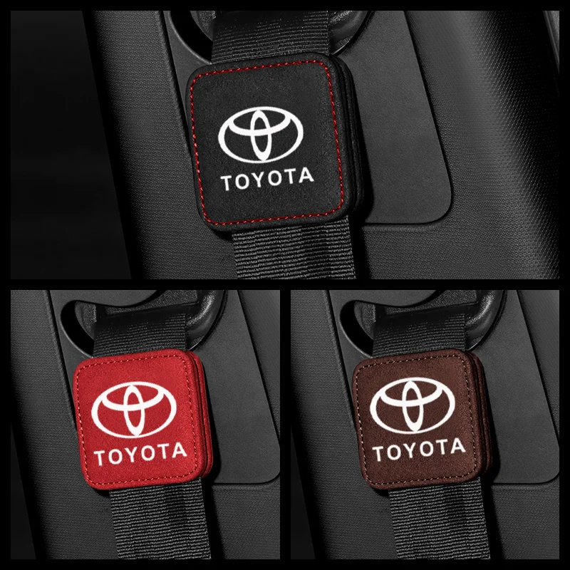 Limitador de cinto de segurança de carro, clipe magnético, fixador para toyota rav4 chr yaris prius avensis corolla camry highlander gr 86