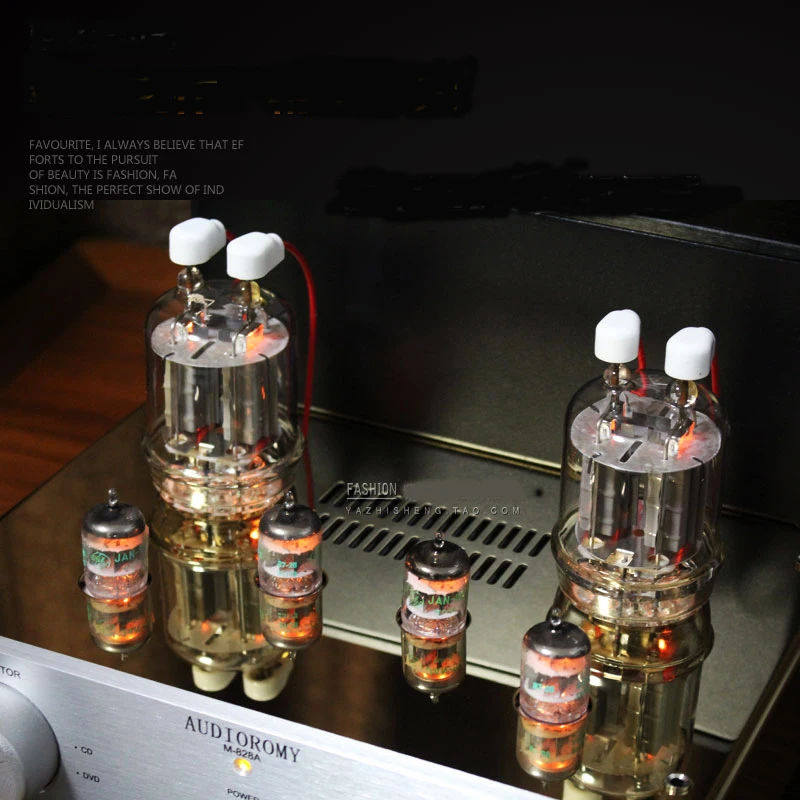 Klasyczny Fu29 handmade push-pull hifi do domu do tubki wzmacniacz mocy 2.0 kanałowy System kina domowego FU29 × 2 6H3N × 4 rury amp 30W + 30W