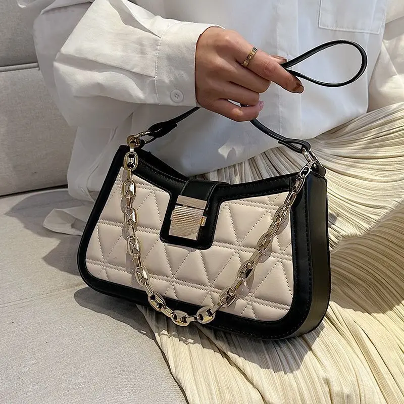 European American Popular Small Bags Women's New Hot Items Versatile Crossbody Bags Single Shoulder Underarm Small Square Bags