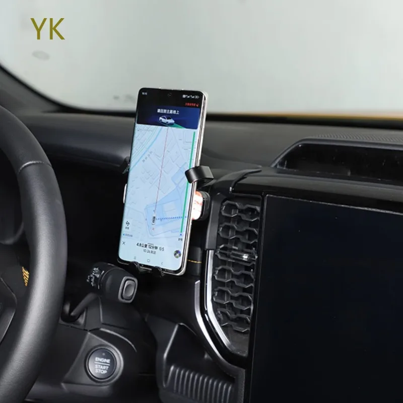 

For for Ford Ranger T9 23-25 Car Central Control Air Outlet Left Side Mobile Phone Holder GPS Navigation Bracket Car Accessories
