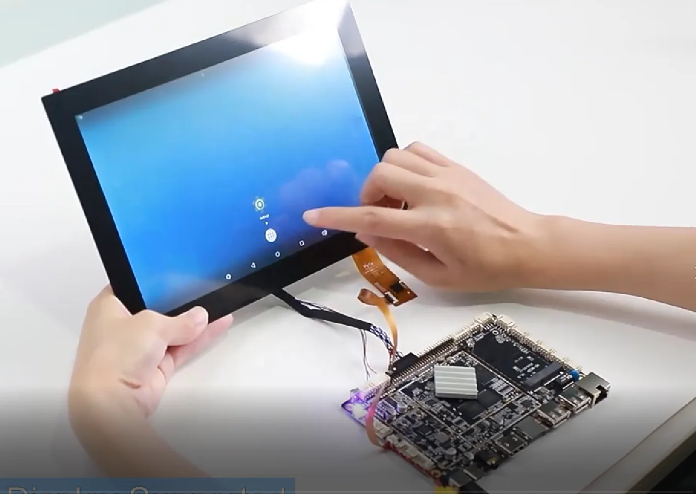 RK3288 Z33M 10,1 pulgadas LCD integrado Android placa expendedora marco abierto con pantalla táctil SKD Kit