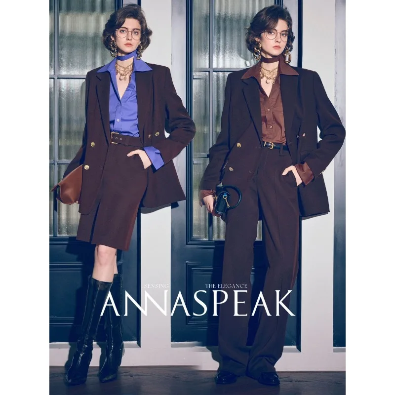 2025 Autumn and Winter New Lapel Long Sleeve Shirt Solid Color Korean Style Button Splicing Ribbon Cardigan