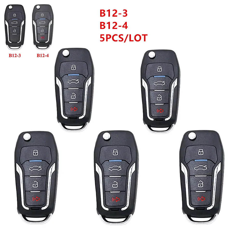 5pcs/lot KEYDIY B12-3 B12-4  Universal KD Remote for KD-X2 KD900 Mini KD Car Key Remote Fit More than 2000 Models