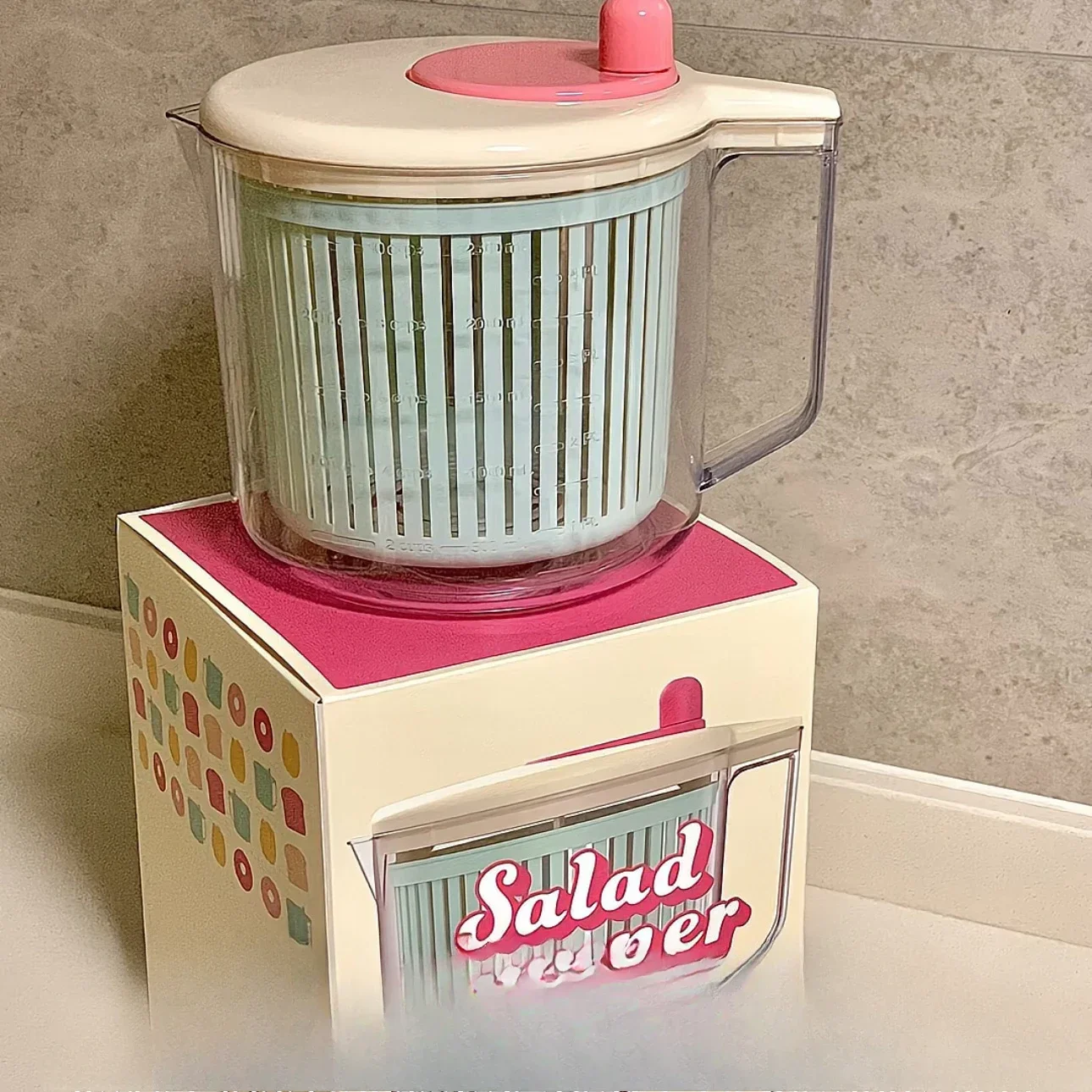 High value manual vegetable dehydrator with handle kitchen salad vegetable dryer
