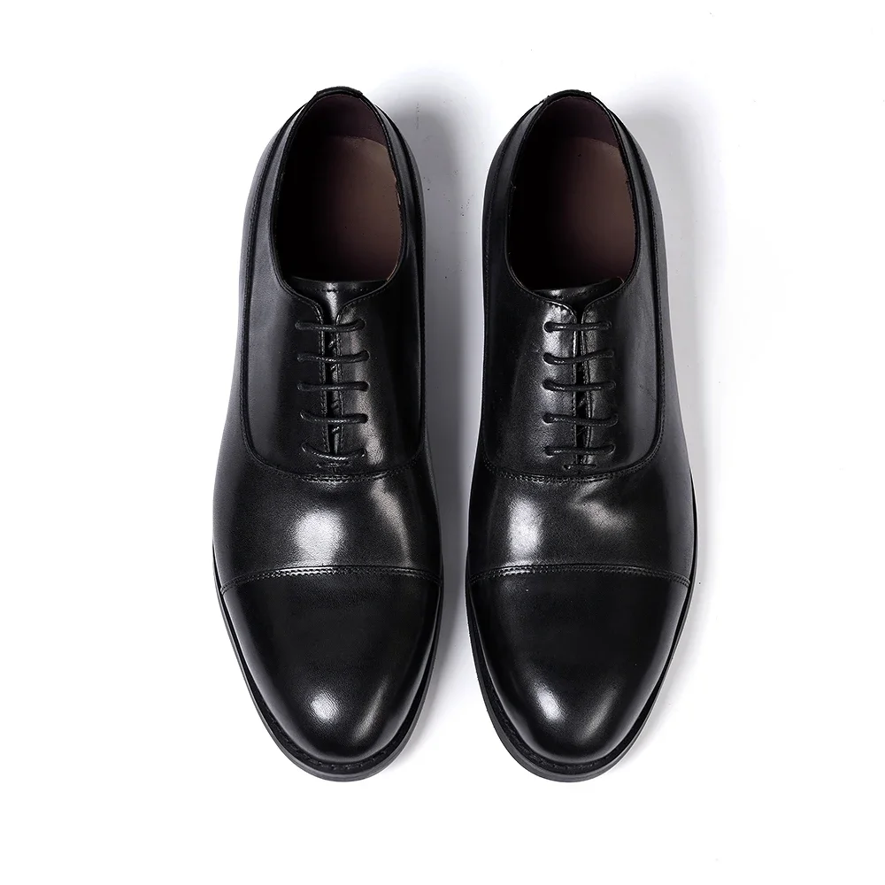 Zapatos Oxford de cuero genuino de lujo para hombre, puntera con patrón de cocodrilo, estampado de serpiente, con cordones, para oficina, boda, fiesta