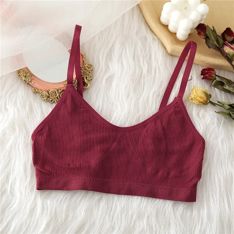 Women Push Up Bralette Fitness Seamless Women Tank Seamless Underwear Female Crop Tops Wire Free Brassiere Sleeveless Camisole