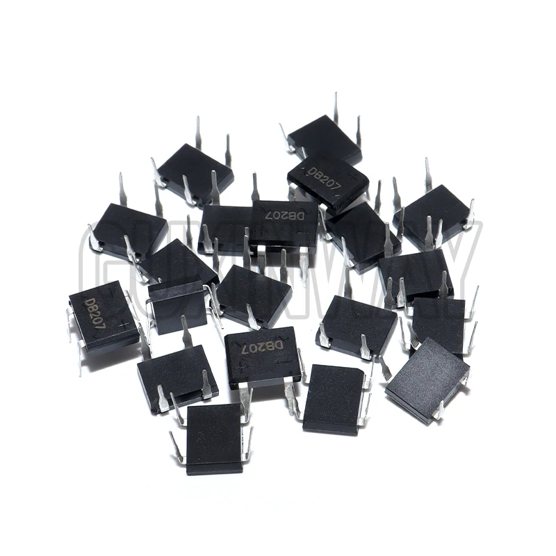 20PCS DB207 Bridge Rectifier DIP4 1000V 2A DB207S Power Diode Rectifiers