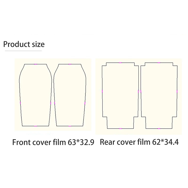 Tampa da caixa chave do carro resistente a riscos, película protetora, tela sensível ao toque HD, exibição, X3, X4, X5, I8, 730li, 740li, 5, 6, 7, 2pcs