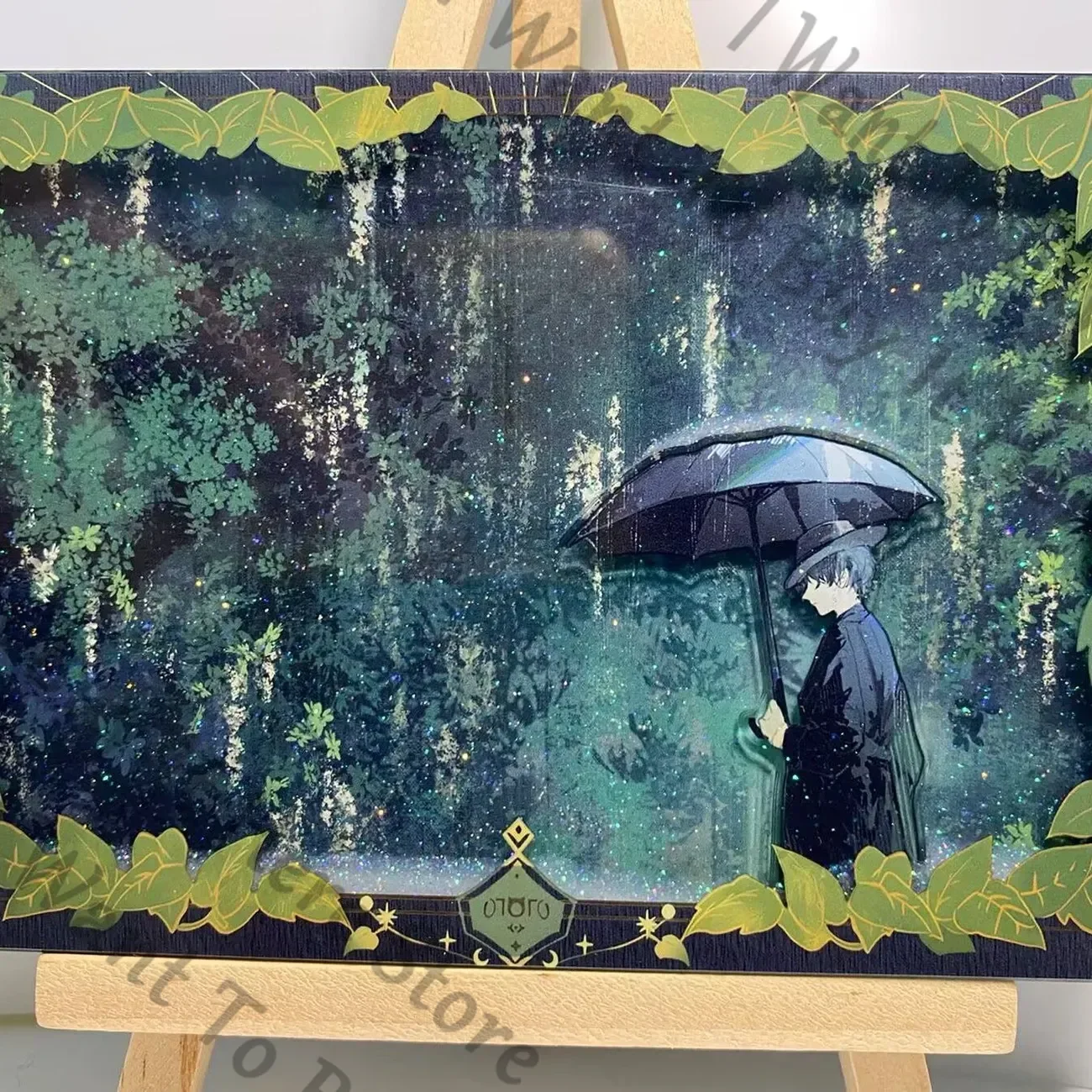 

Anime Klein Moretti Lord of Mysteries Cosplay Cartoon Quicksand Mahjong Acrylic Brick Halloween Standing Sign Accessory Gift